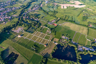 Vestiges Romaines / Roman excavations in the district Reinheim in Gersheim in the state Saarland, Germany