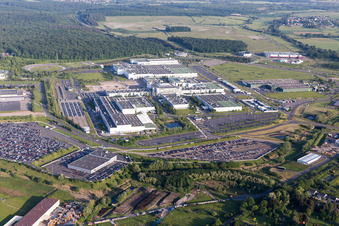 Industry in Woustviller in the state Moselle, France
