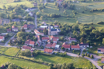 Vibersviller in the state Moselle, France out of the air