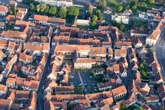 Sarre-Union in the state Bas-Rhin, France out of the air