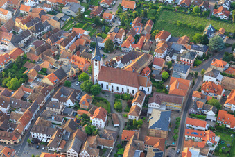 Catholic Church "St. Cosmas and Damian in Maikammer in the state Rhineland-Palatinate, Germany