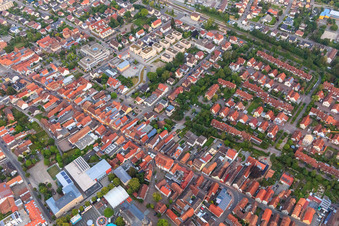 In the city center in Kandel in the state Rhineland-Palatinate, Germany