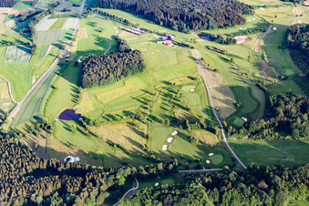Grounds of the Golf course at of Golfclub Mudau e.V. in Mudau in the state Baden-Wurttemberg, Germany