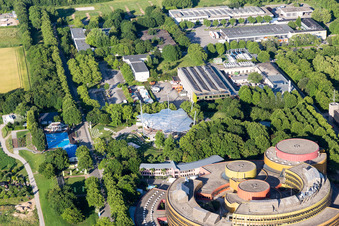 District Lerchenberg in Mainz in the state Rhineland-Palatinate, Germany out of the air