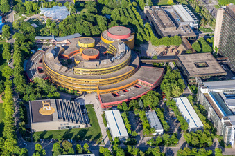 ZDF on the Lerchenberg in the district Lerchenberg in Mainz in the state Rhineland-Palatinate, Germany