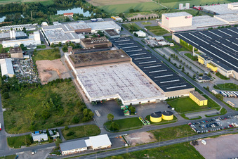 Industrial area InterPark in Offenbach an der Queich in the state Rhineland-Palatinate, Germany