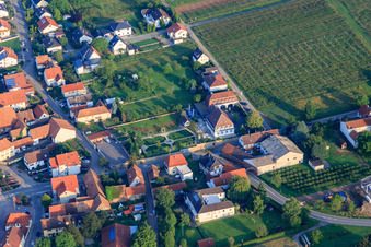 Oblique view of Castle Oberotterbach in Oberotterbach in the state Rhineland-Palatinate, Germany