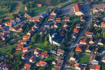 Catholic Church in the district Rechtenbach in Schweigen-Rechtenbach in the state Rhineland-Palatinate, Germany