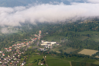 Aerial photograpy of Clinic in Wissembourg in the state Bas-Rhin, France
