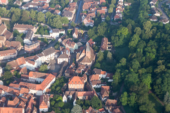 Wissembourg in the state Bas-Rhin, France out of the air
