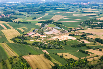 Landfill in Schaffhouse-près-Seltz in the state Bas-Rhin, France