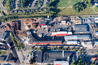 Building and production halls on the premises of Saegewerks of Vida AB in Alvesta in Kronobergs laen, Sweden
