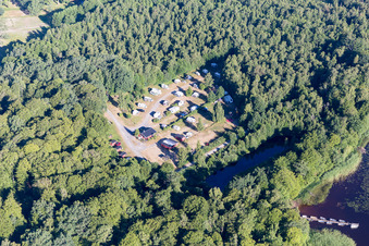 Oblique view of Torne in the state Kronoberg, Sweden