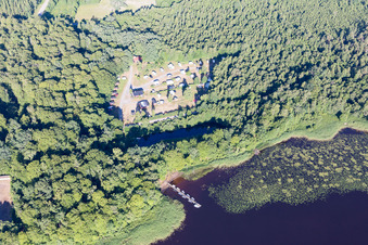 Torne in the state Kronoberg, Sweden from the plane