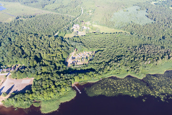 Bird's eye view of Torne in the state Kronoberg, Sweden