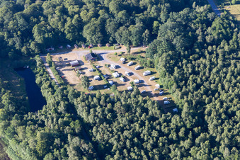 Torne in the state Kronoberg, Sweden from the drone perspective