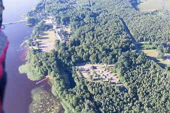 Torne in the state Kronoberg, Sweden from a drone