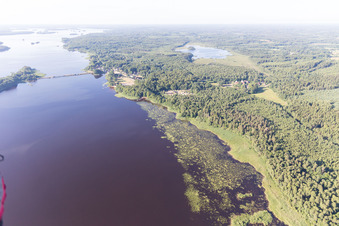 Aerial photograpy of Torne in the state Kronoberg, Sweden