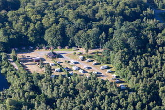 Torne in the state Kronoberg, Sweden seen from above