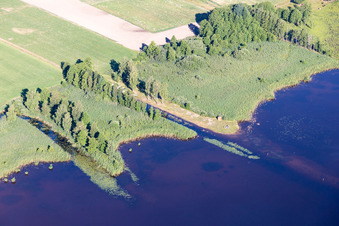 Aerial photograpy of Hunna in the state Kronoberg, Sweden