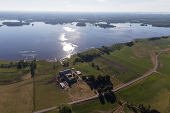 Drone image of Hunna in the state Kronoberg, Sweden