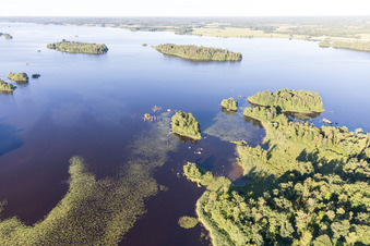 Drone recording of Skäggalösa in the state Kronoberg, Sweden