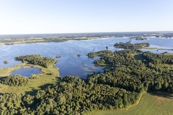 Oblique view of Vrankunge in the state Kronoberg, Sweden