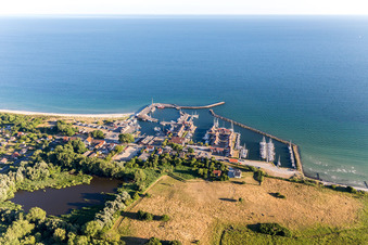 Borre in the state Zealand, Denmark out of the air