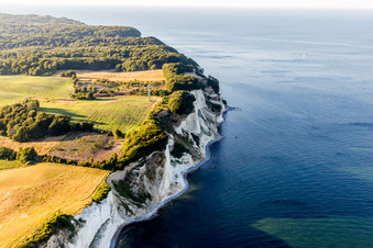 Borre in the state Zealand, Denmark viewn from the air