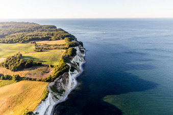 Borre in the state Zealand, Denmark from a drone