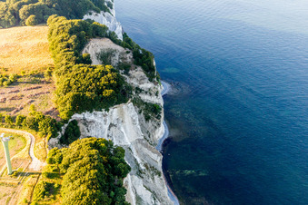 Oblique view of Borre in the state Zealand, Denmark