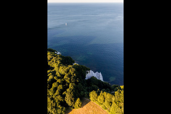 Borre in the state Zealand, Denmark from the plane