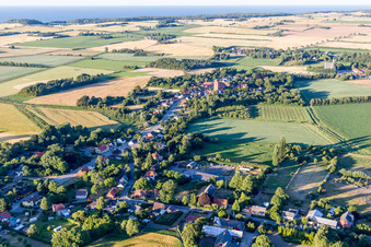 Borre in the state Zealand, Denmark from above