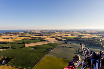Borre in the state Zealand, Denmark seen from above
