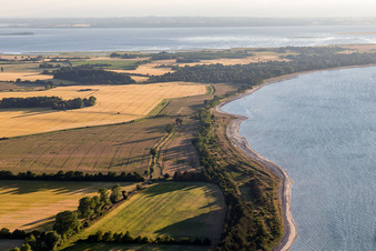 Stege in the state Zealand, Denmark seen from above