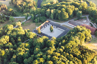 Borre in the state Zealand, Denmark out of the air