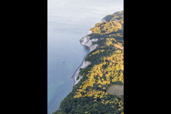 Bird's eye view of Borre in the state Zealand, Denmark