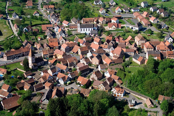 Village view in Weiterswiller in the state Bas-Rhin, France