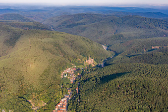 District Hardenburg in Bad Dürkheim in the state Rhineland-Palatinate, Germany