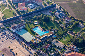 Building of the Spa and Event house Freizeitbad Salinarium in Bad Duerkheim in the state Rhineland-Palatinate, Germany