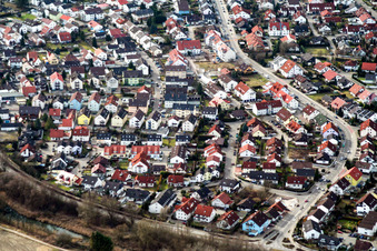 Lindelbrunnstrasse JF Kennedystr in Hagenbach in the state Rhineland-Palatinate, Germany