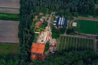 Sports hall, tennis court and cultural hall Schaidt in the district Schaidt in Wörth am Rhein in the state Rhineland-Palatinate, Germany