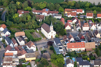 Pankratius Church in the district Berghausen in Römerberg in the state Rhineland-Palatinate, Germany