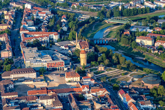 Pagodenburg and Murgpark in Rastatt in the state Baden-Wuerttemberg, Germany