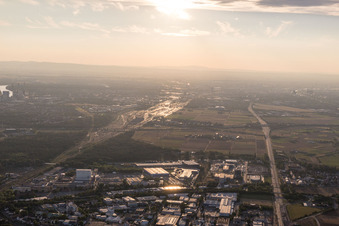 Marshalling yard in the district Friedrichsfeld in Mannheim in the state Baden-Wuerttemberg, Germany