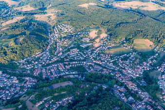 Oblique view of Birkenau in the state Hesse, Germany