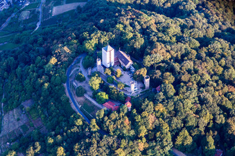 Building the youth hostel DJH Jugendherberge Starkenburg/Heppenheim in Heppenheim (Bergstrasse) in the state Hesse, Germany