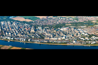District BASF in Ludwigshafen am Rhein in the state Rhineland-Palatinate, Germany