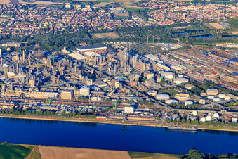 Compressor Street in the district BASF in Ludwigshafen am Rhein in the state Rhineland-Palatinate, Germany