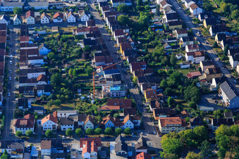 Construction site on Waldstr in Kandel in the state Rhineland-Palatinate, Germany